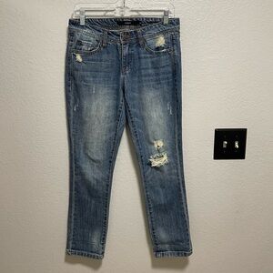Harper Medium Wash Distressed Women’s Denim Size 25